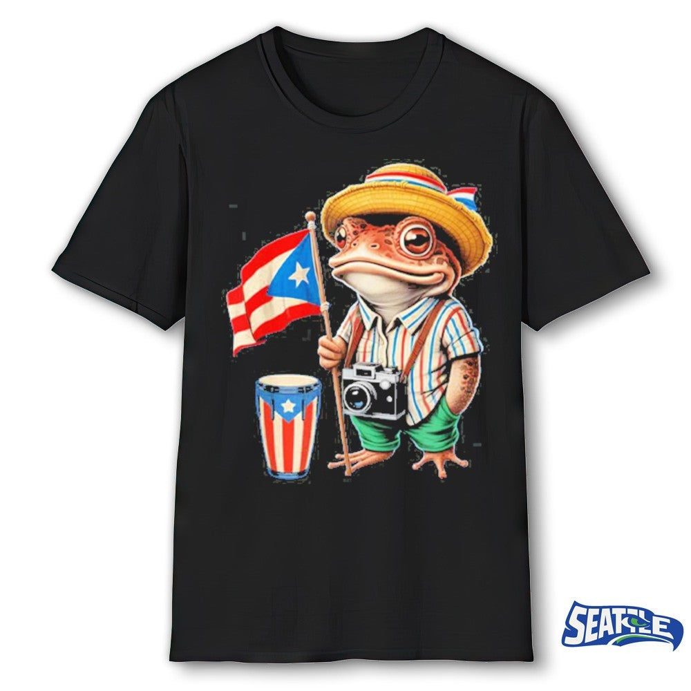 Benito Bowl Puerto Rico Frog Fans shirt