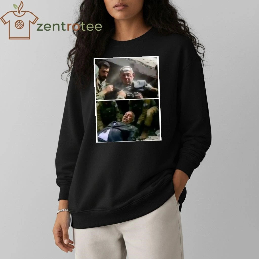 Benjamin Netanyahu bomb dead shirt