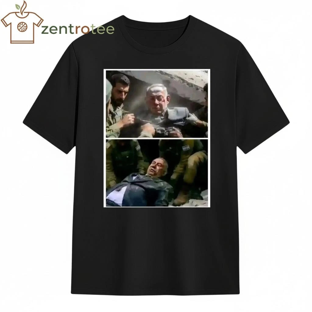 Benjamin Netanyahu bomb dead shirt