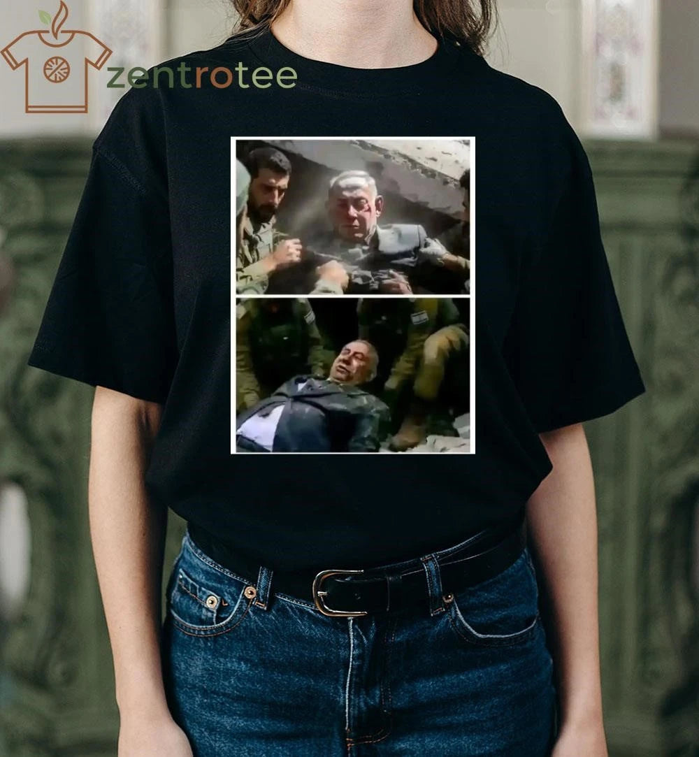 Benjamin Netanyahu bomb dead shirt