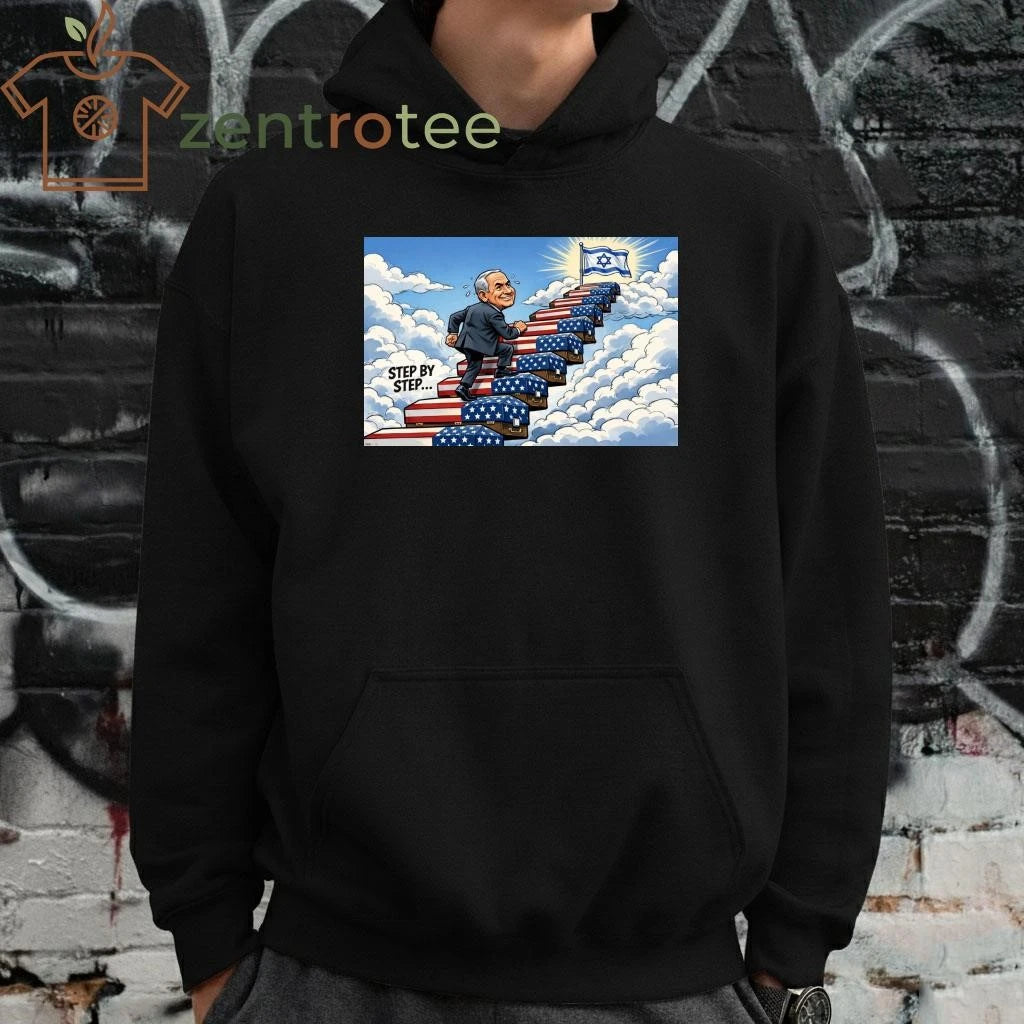Benjamin Netanyahu step by step heaven American soldiers coffins tee