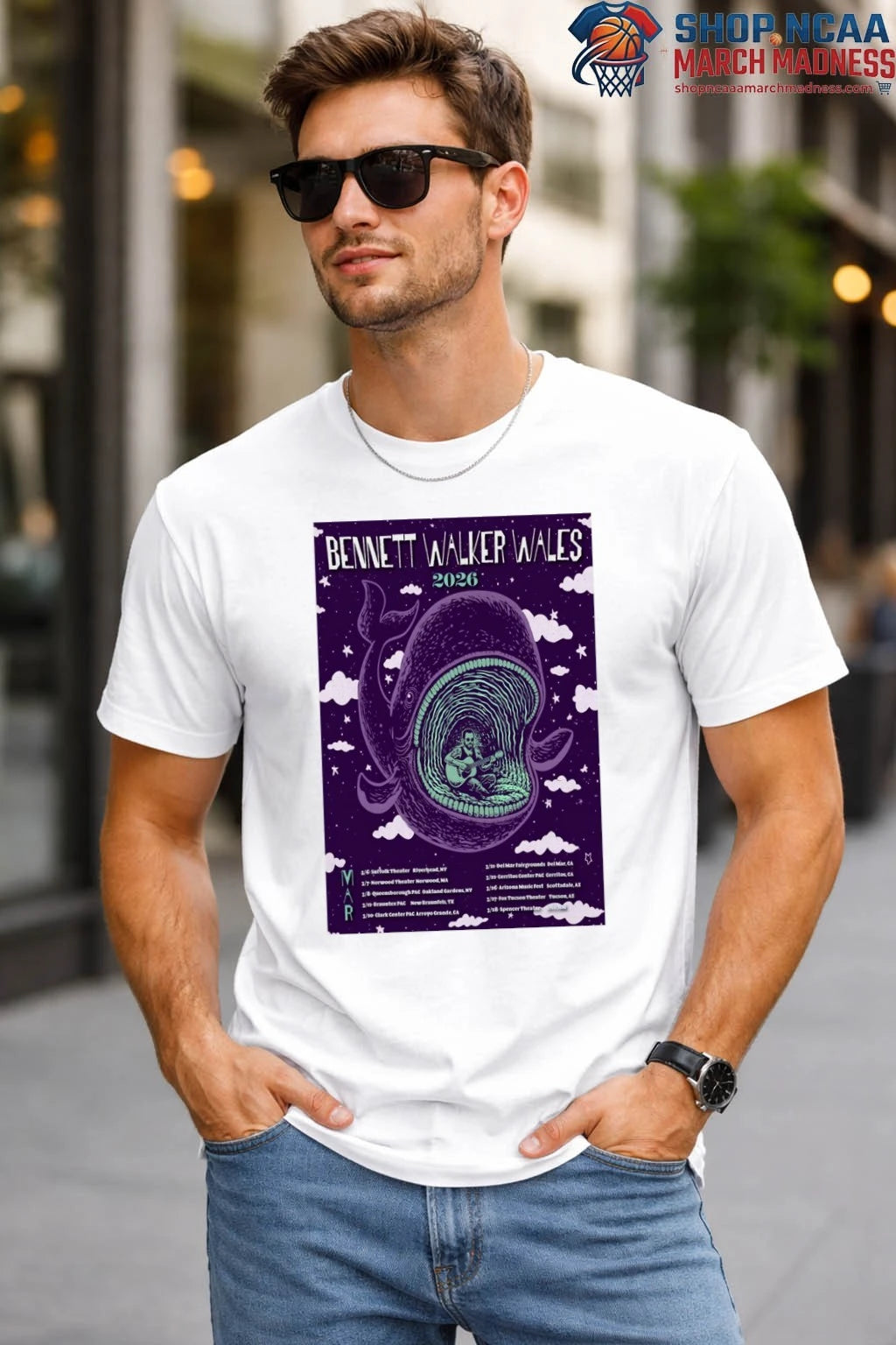 Bennett Walker Wales March 2026 Tour Shirt