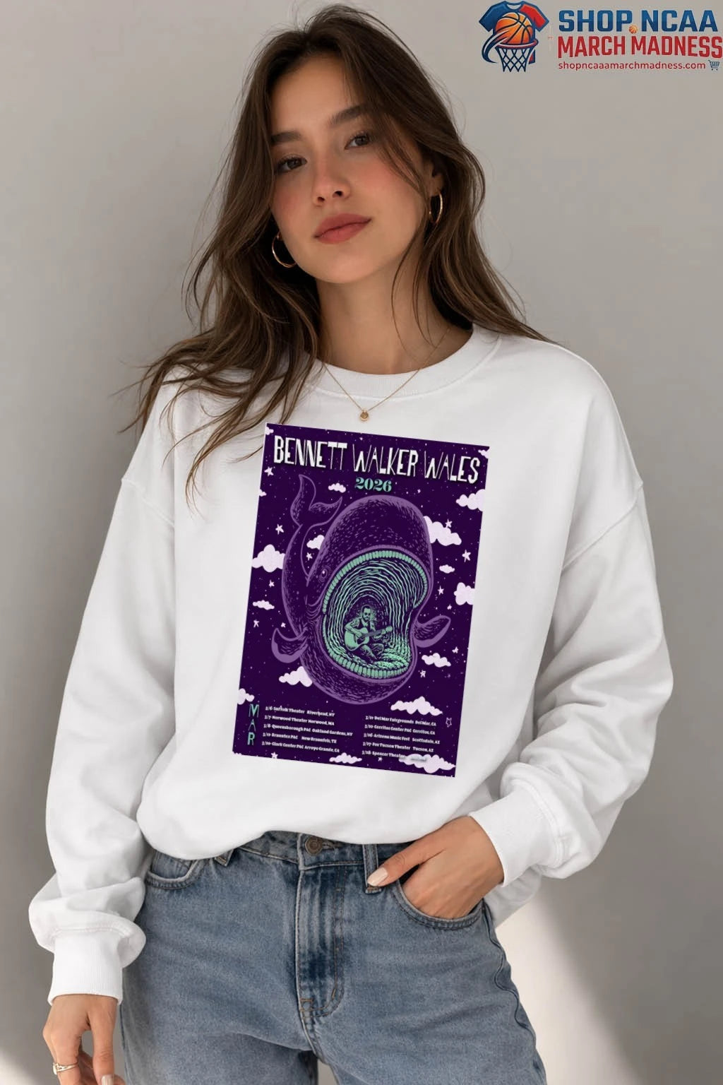 Bennett Walker Wales March 2026 Tour Shirt