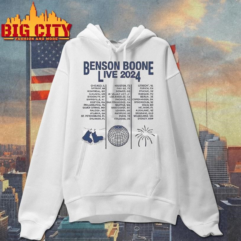 Benson Boone Live World Tour 2024 Shirt
