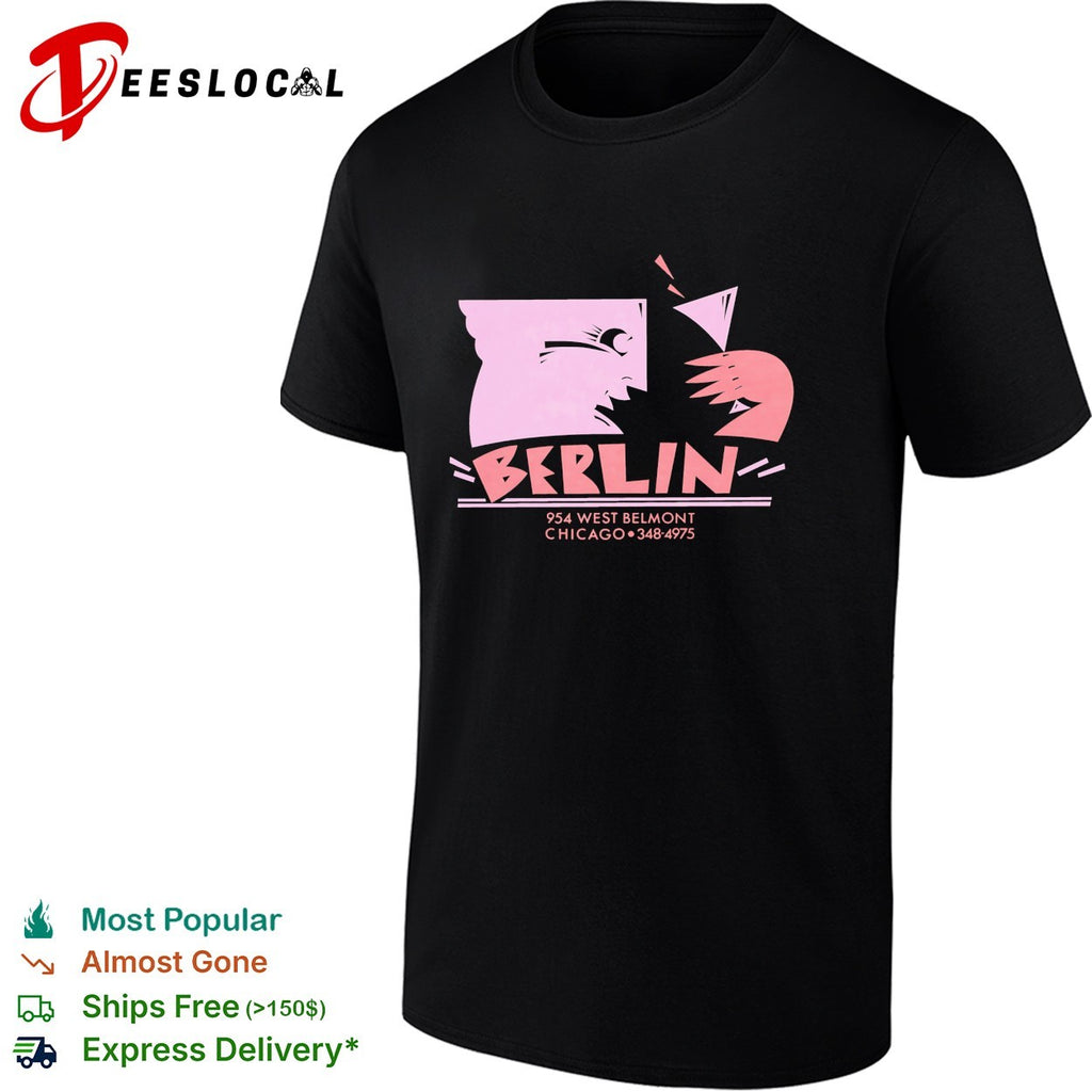 Berlin Chicago nightclub wordmark shirt