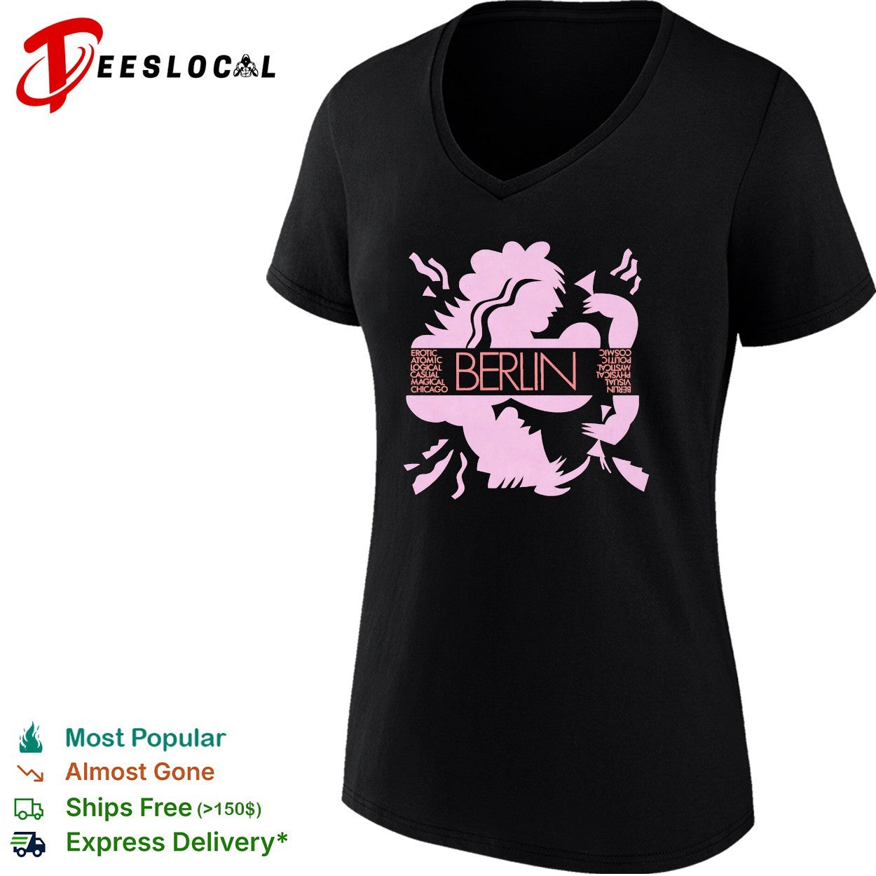 Berlin nightclub abstract shirt