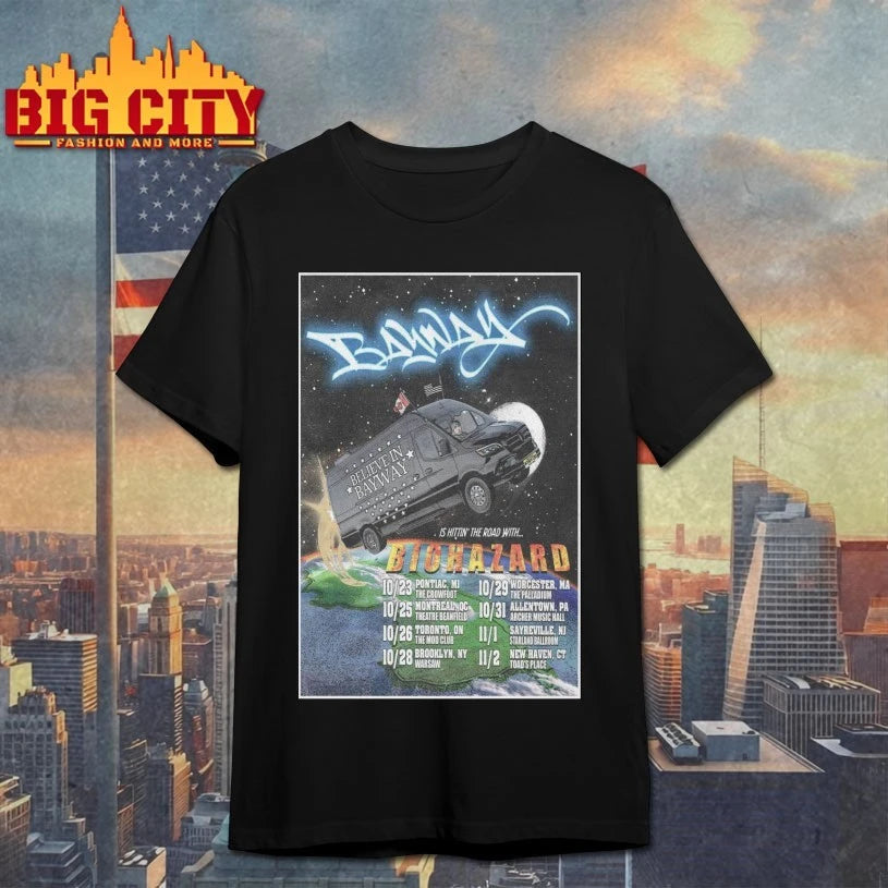 Best Bayway Biohazard New Tour 2025 Poster shirt