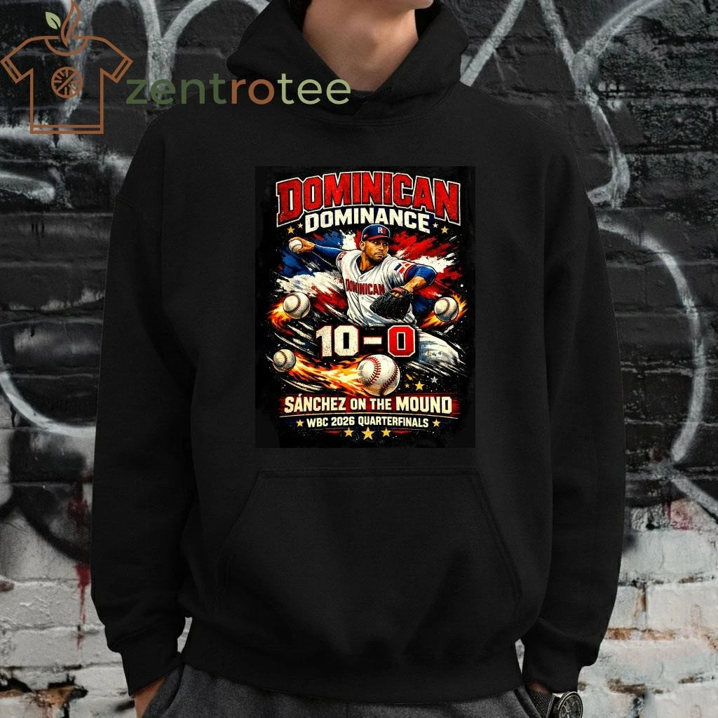 Best Cristopher Sánchez Dominican Dominance 10-0 WBC 2026 Quarterfinals Baseball T-Shirt