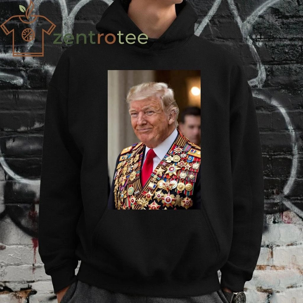 Best Dictator Trump with many medals tee