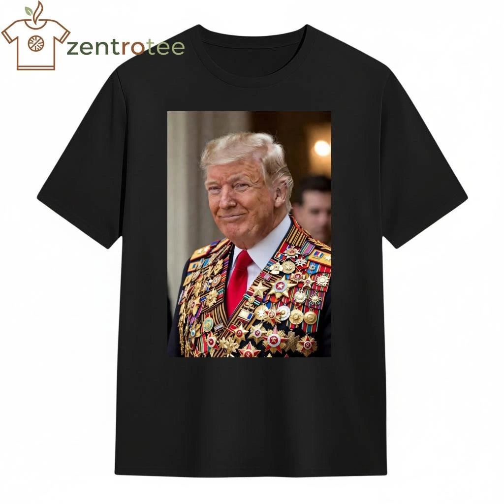 Best Dictator Trump with many medals tee
