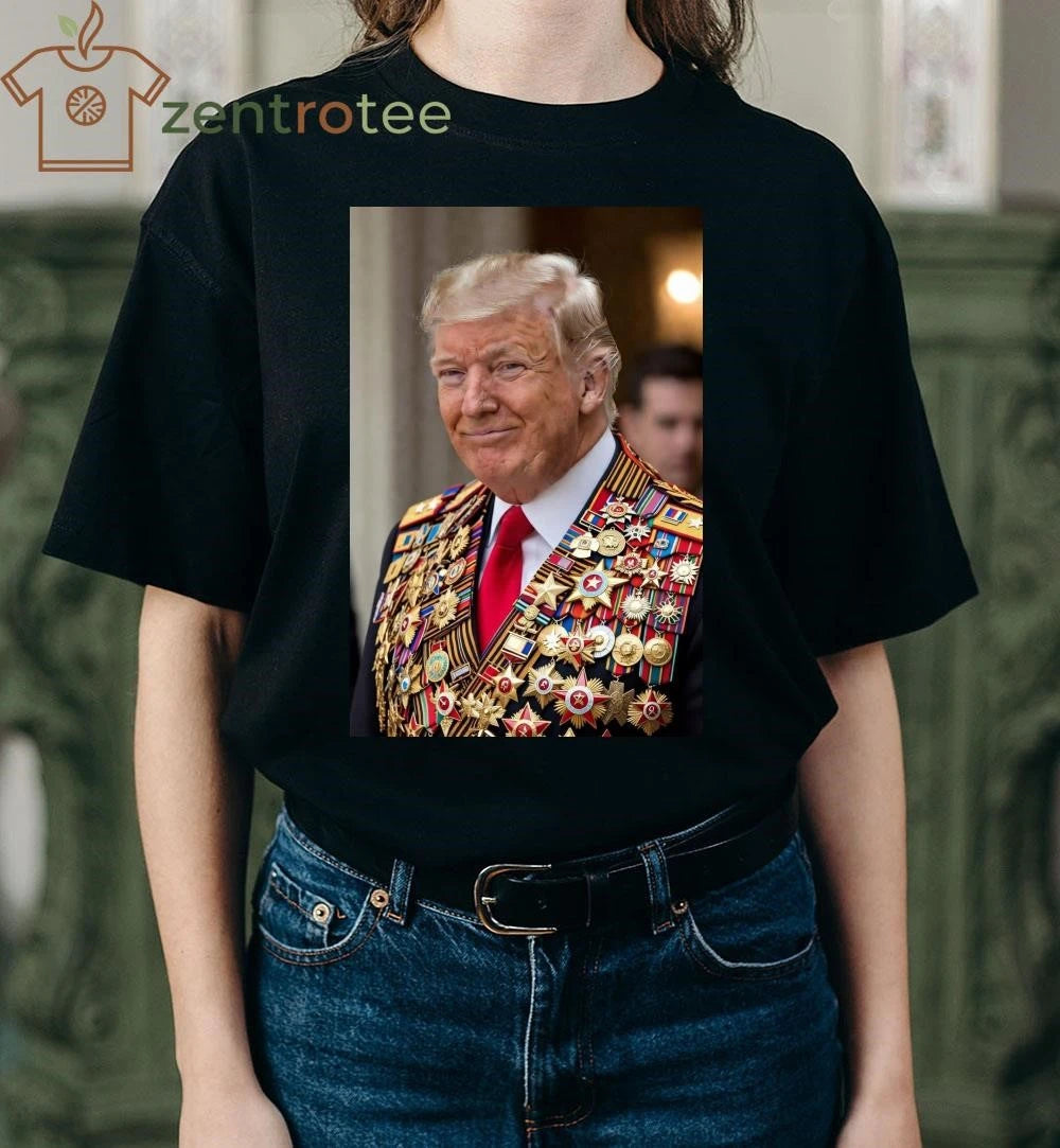 Best Dictator Trump with many medals tee
