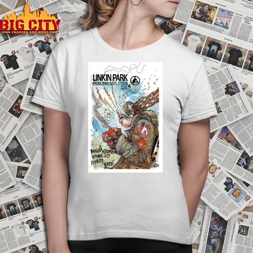Best Linkin Park October 25 2025 In Bogota Colombia Tour Poster shirts