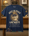 Best Rest In Peace, Coach – Lou Holtz Notre Dame Hall of Fame Tribute Tee
