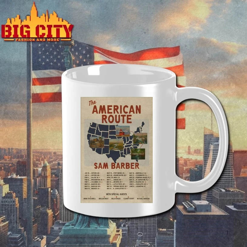 Best Sam Barber The American Route Tour 2026 Poster shirt