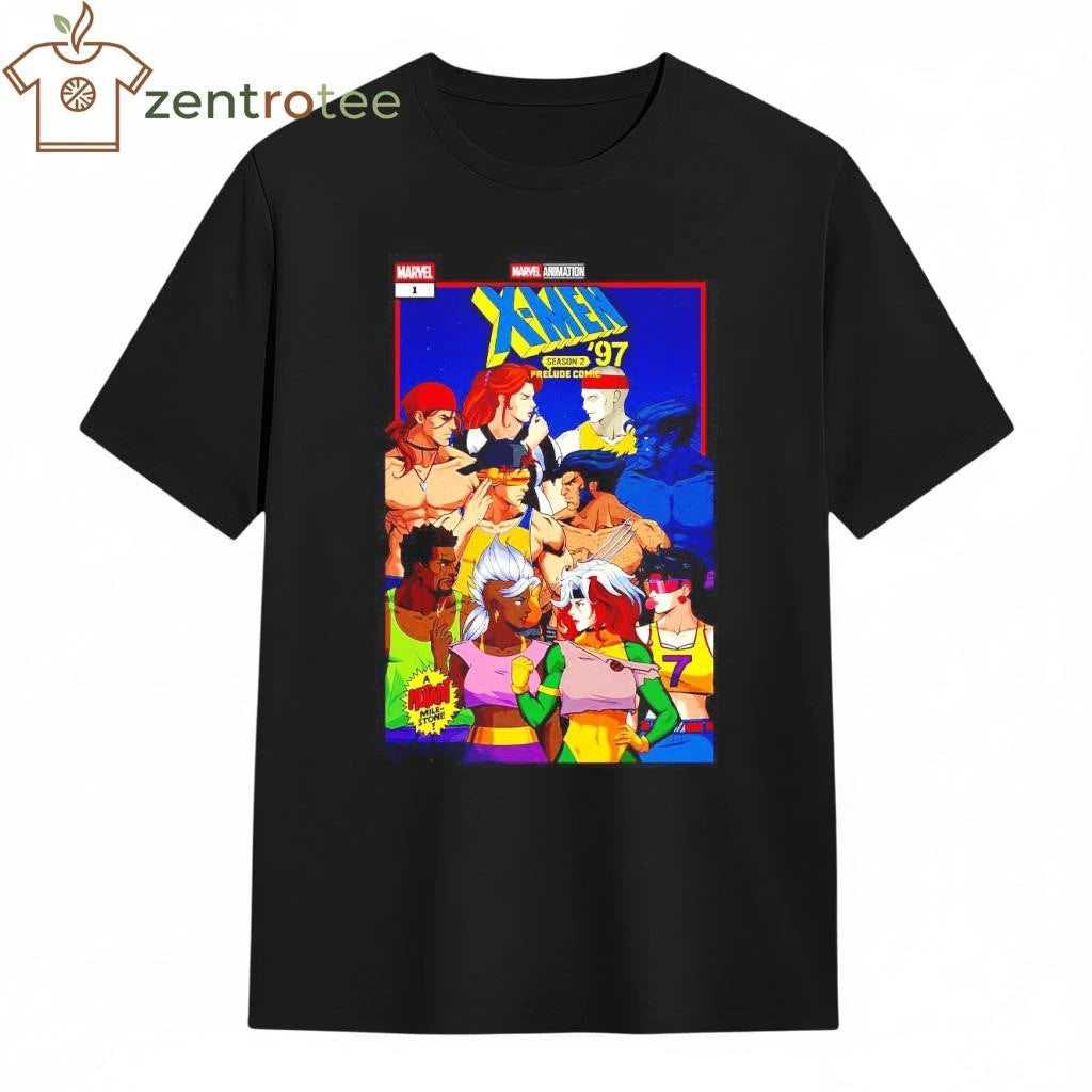 Best X Men 97 Season 2 Prelude Comic Issue 1 A Mutant Milestone Comic Cover tee