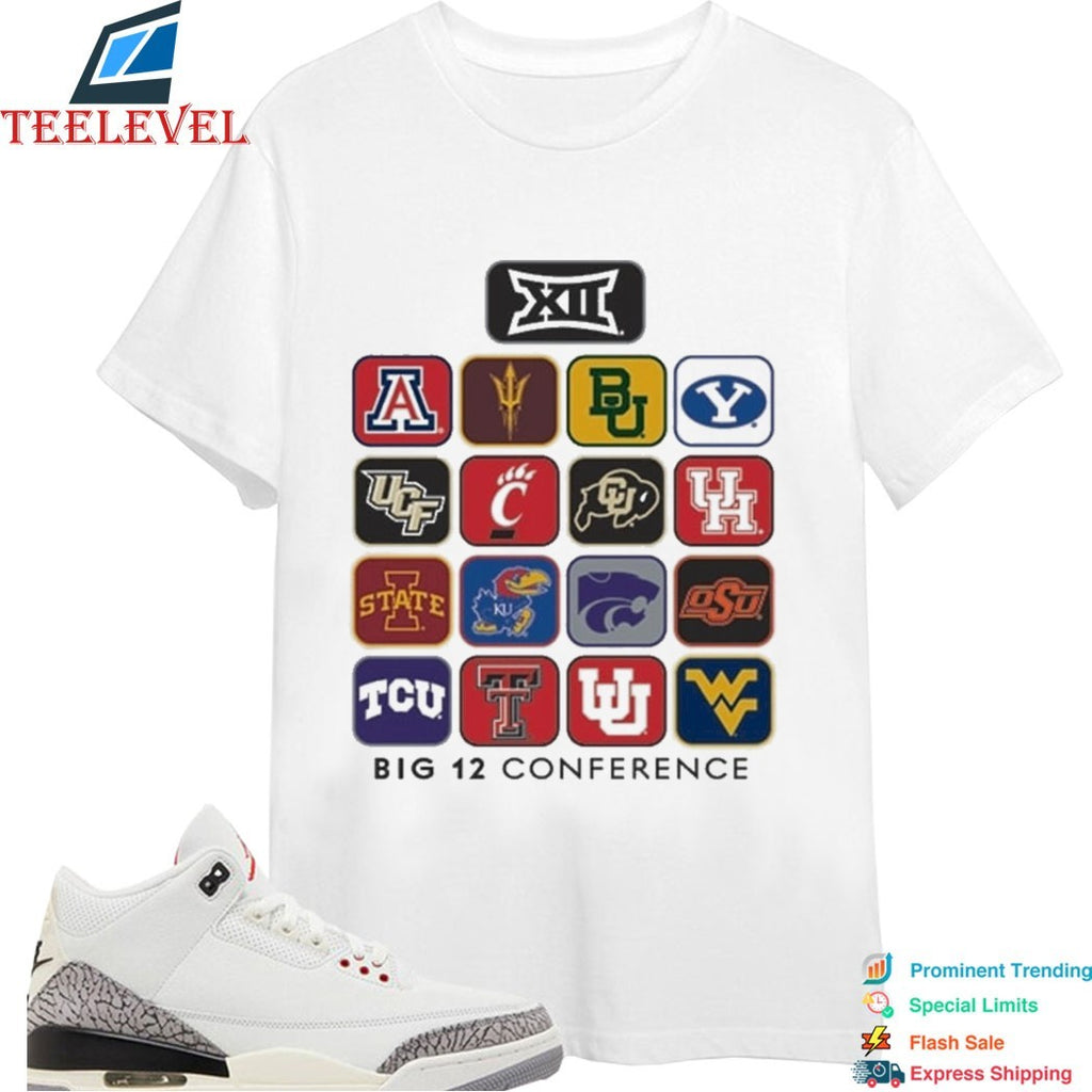 Big 12 Conference All Team Icons T-shirts