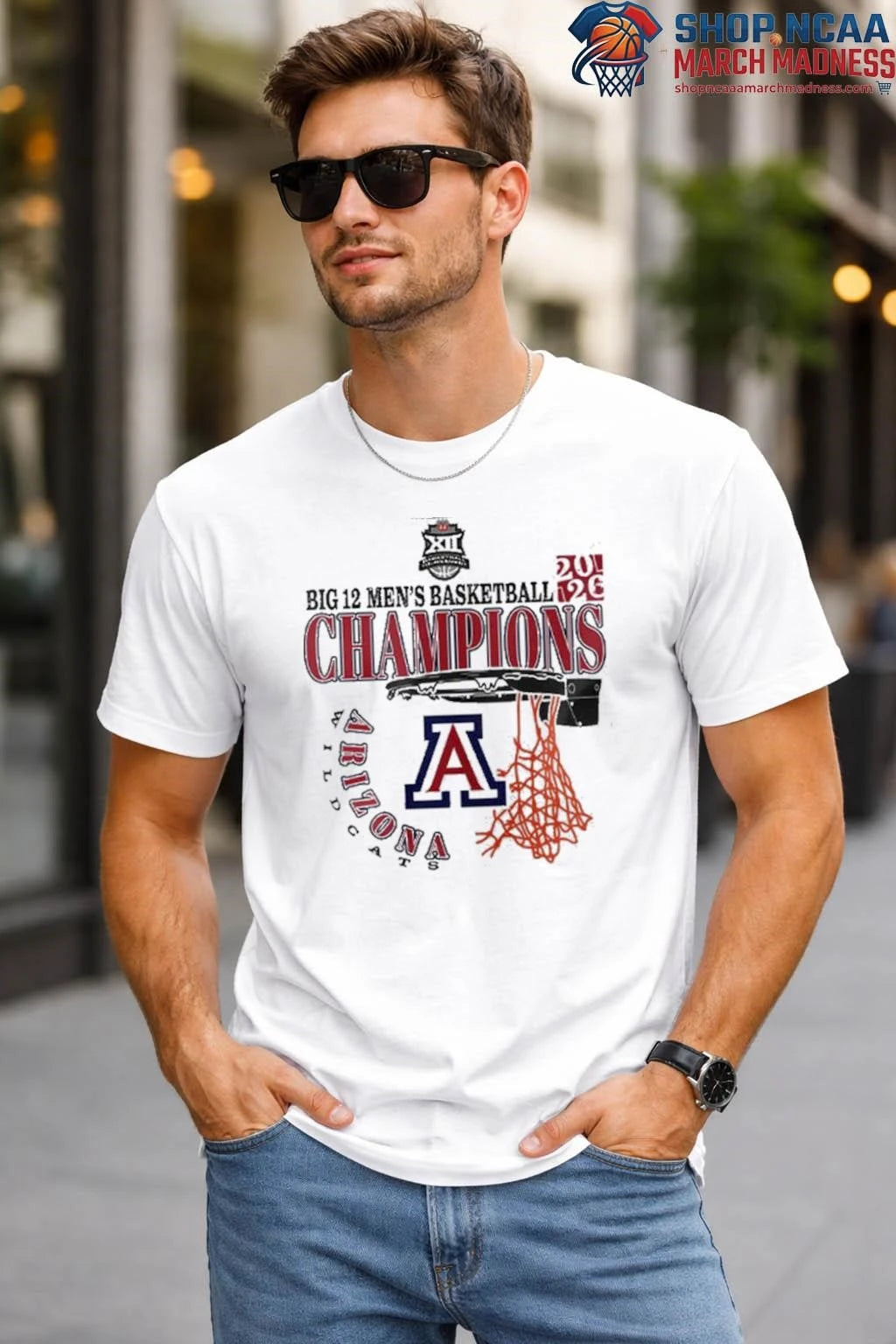 Big 12 Men’s Basketball Arizona Wildcats 2026 Tournament Championship shirt