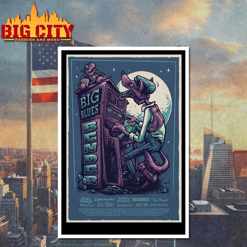 Big Blues Bender Sept 4-7 2025 Westgate Las Vegas Resort &amp; Casino Poster shirt
