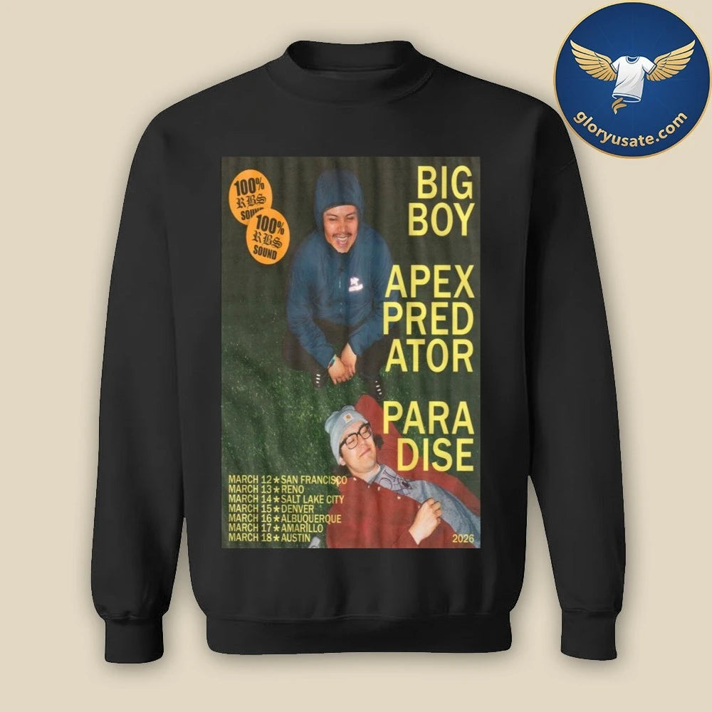 Big Boy Apex Predator Paradise March 2026 Poster Shirt