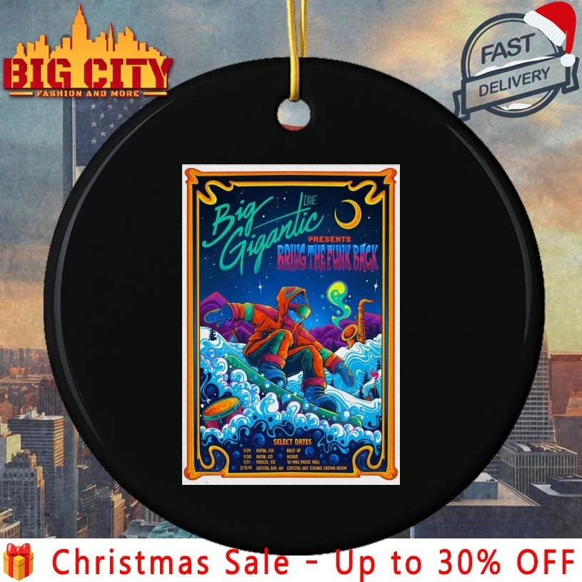 Big Gigantic Bring The Funk Back 2026 Tour Poster shirt