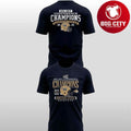 Big Sky Conference Champions Montana State Football 2025 Two Sided Shirt