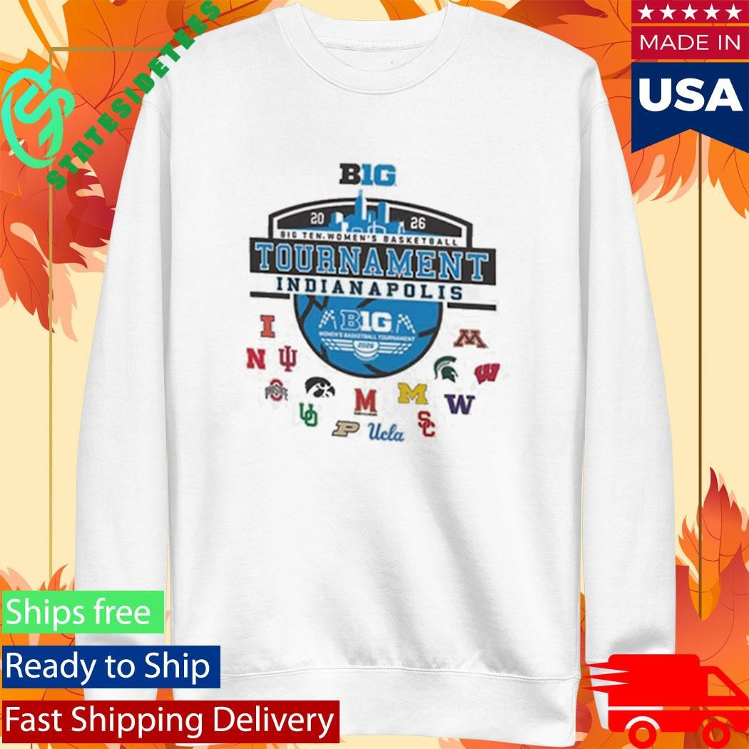 Big Ten 2026 Big Ten Women’s Basketball Tournament Skyline T-Shirt