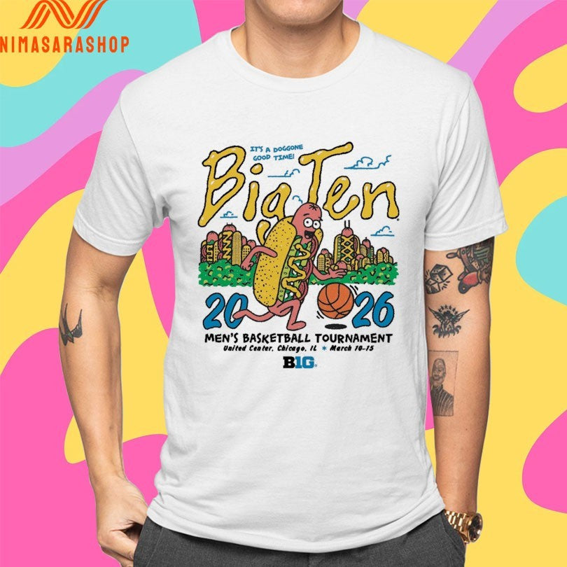 Big Ten 2026 Men’s Basketball Tournament United Center Chicago Il March 10-15 Shirts