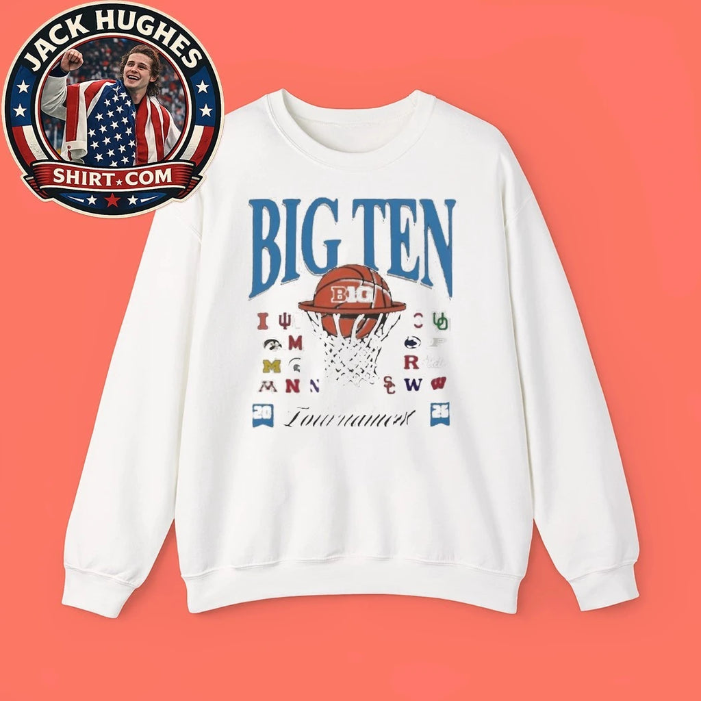 Big Ten Basketball Tournament 2026 Team Logos Shirt