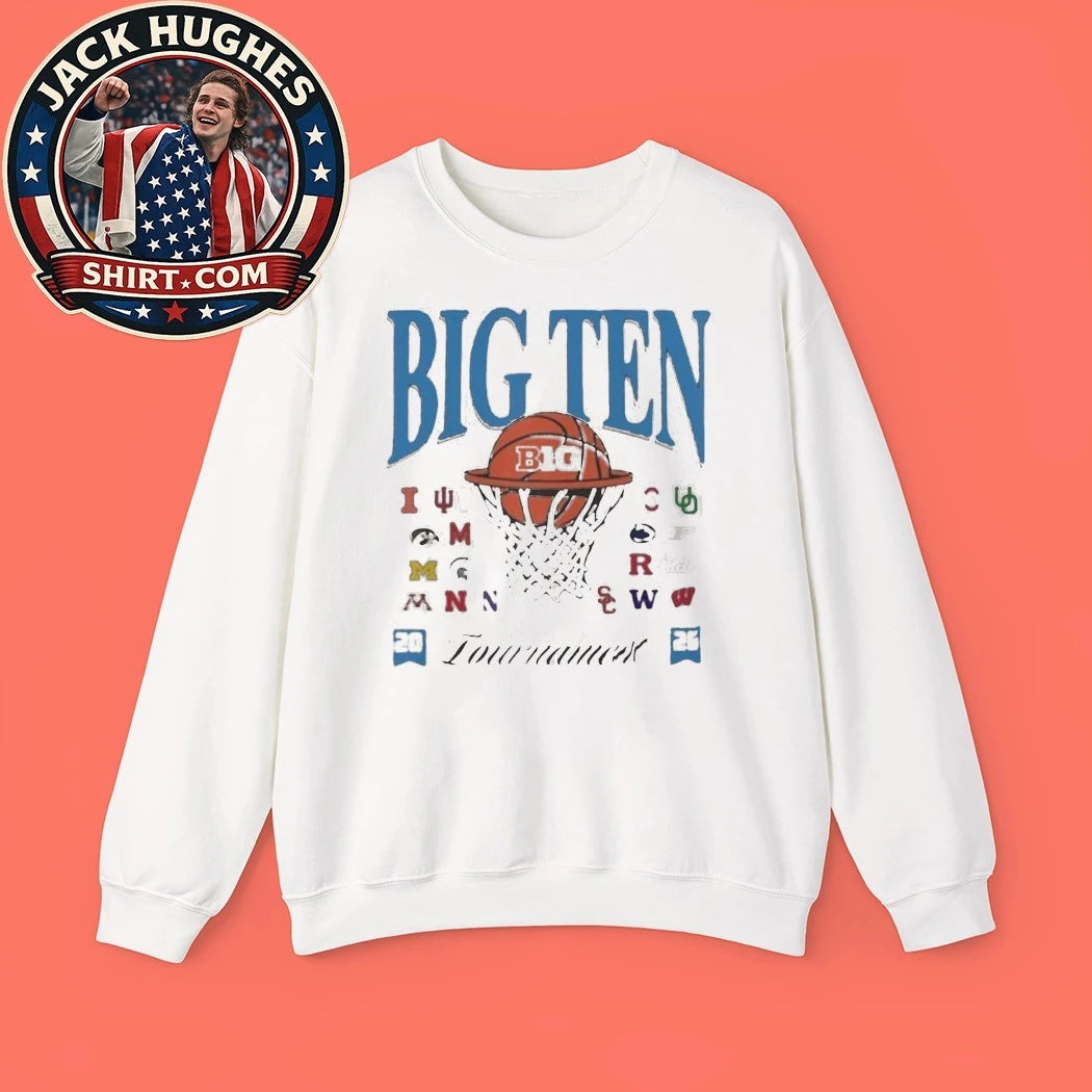 Big Ten Basketball Tournament 2026 Team Logos Shirt