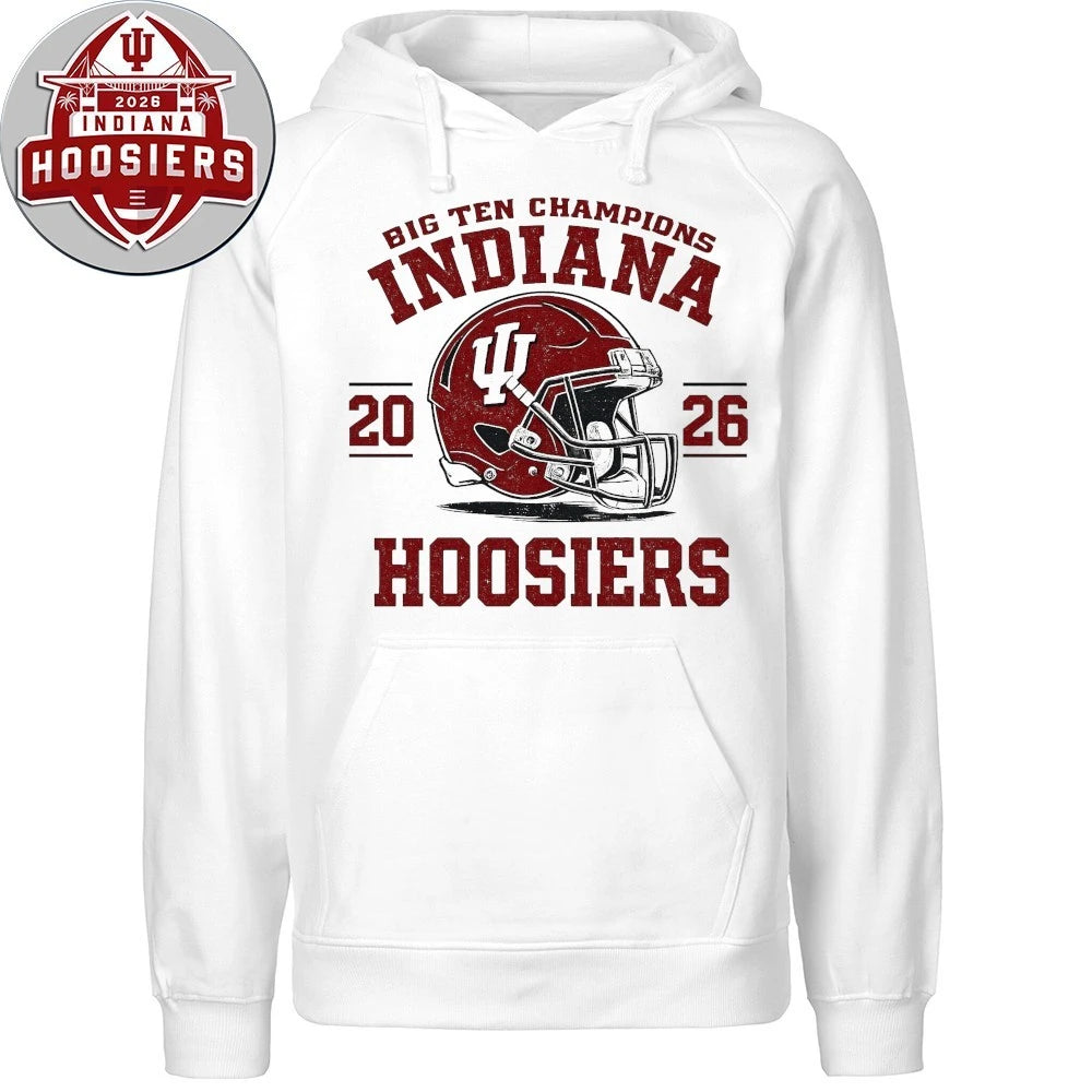 Big Ten Champions Indiana Football Game Day Fan Helmet Shirt