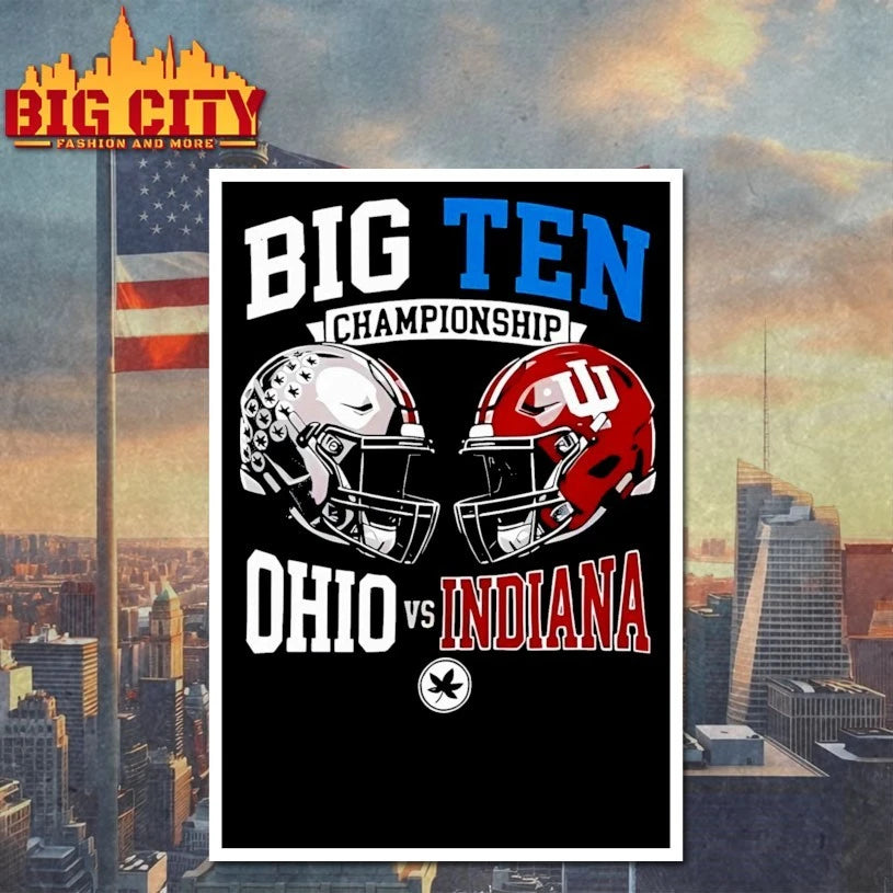 Big Ten Championship Ohio Vs Indiana Helmet shirt
