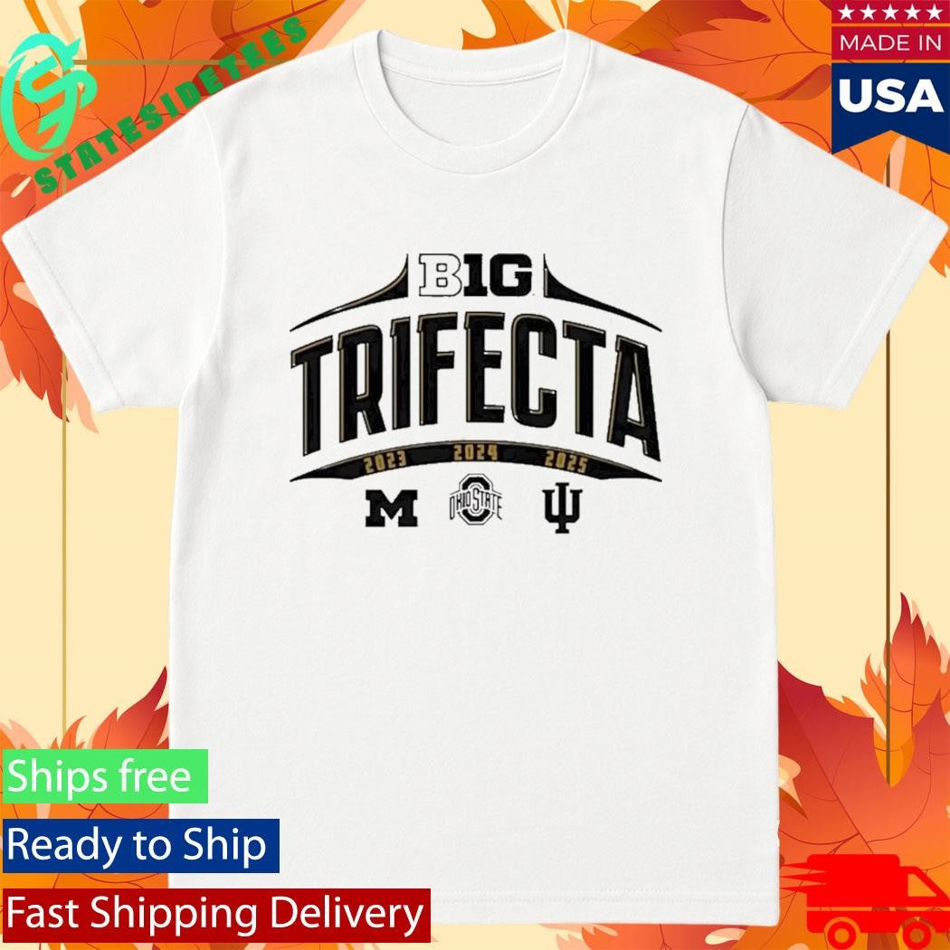 Big Ten College Football National Champions Trifecta Shirt