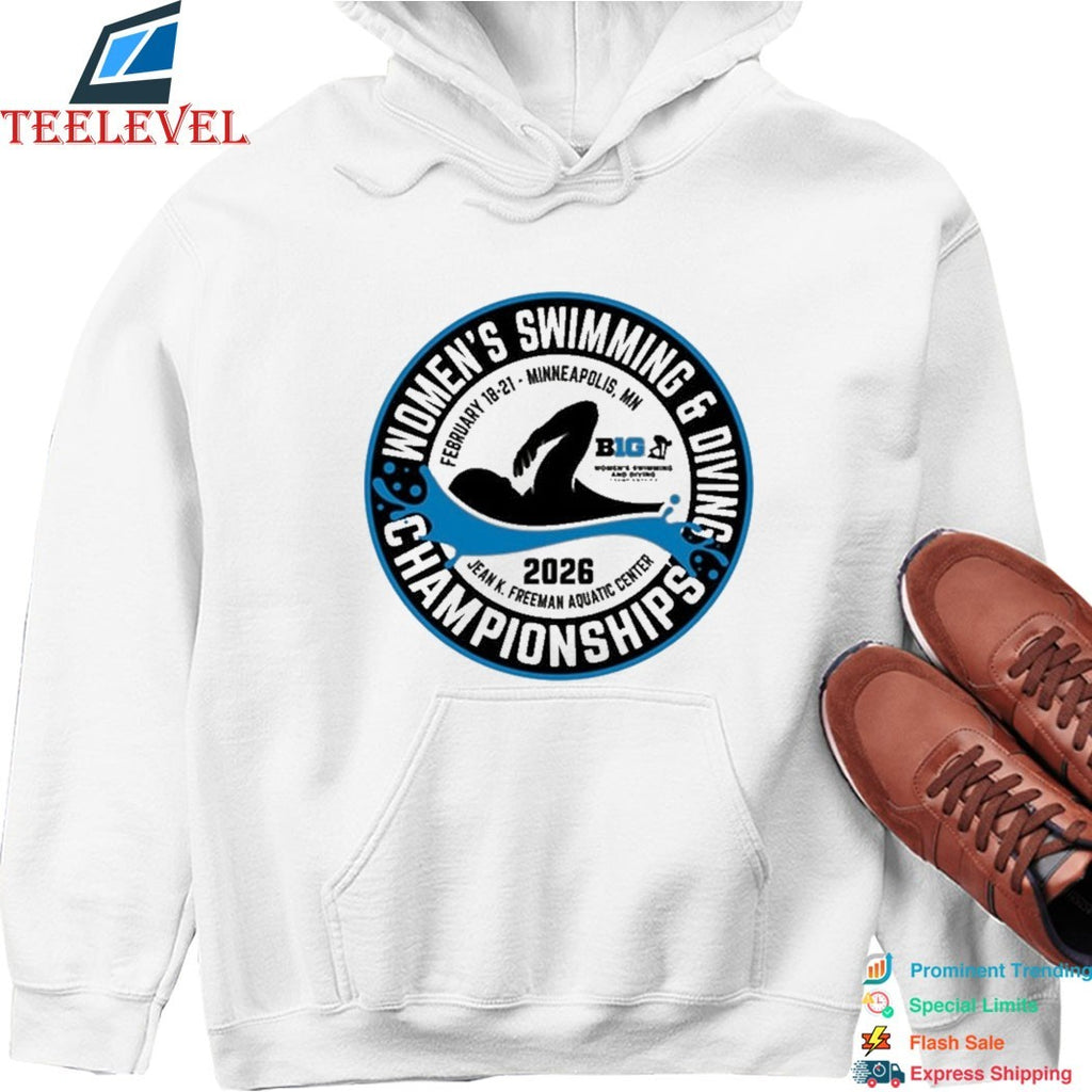 Big Ten Conference 2026 Women’s Swimming &amp; Diving Championships Jean K Freeman Aquatic Center Minnesota MN T-shirts
