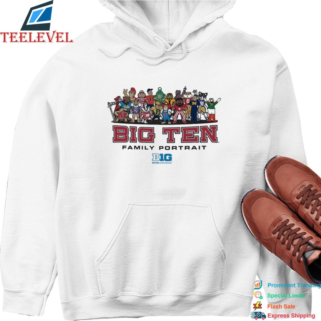 Big Ten Conference Family Portrait Mascots T-shirts