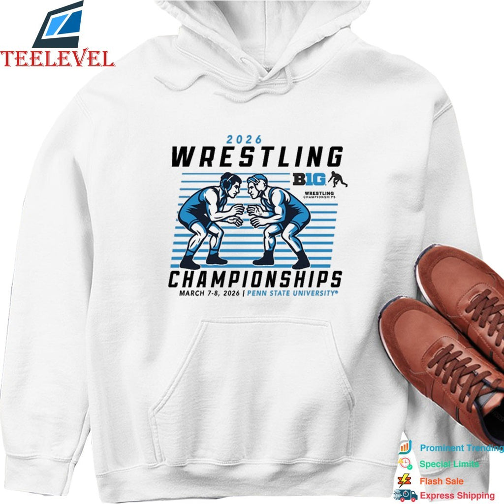 Big Ten Conference Summit Sportswear 2026 Wrestling Championships Penn State University T-shirts