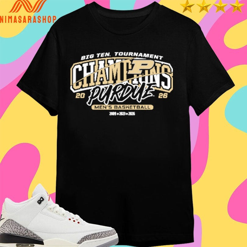 Big Ten Tournament Champions Purdue Men’s Basketball 2026 Shirts