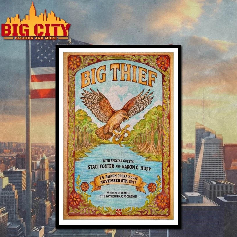 Big Thief Wimberley, Texas 2025 Poster Shirt