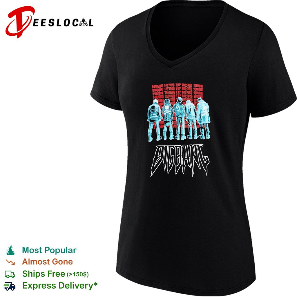 Bigbang G Dragon Taeyang T O P Daesung Seungri skull jackets shirt