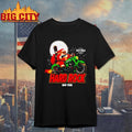 Biker Lights Santa Hard Rock Cafe shirt