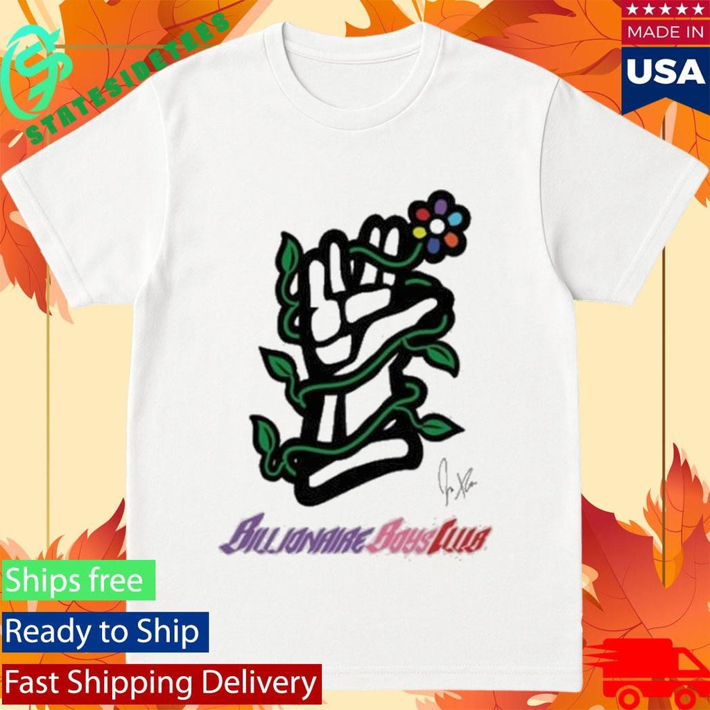 Billionaire Boys Club X Jae Tips Jae Tips Flower Hands Shirt