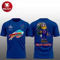 Bills Mafia x Bad Bunny Bowl LX Two Sided Shirt