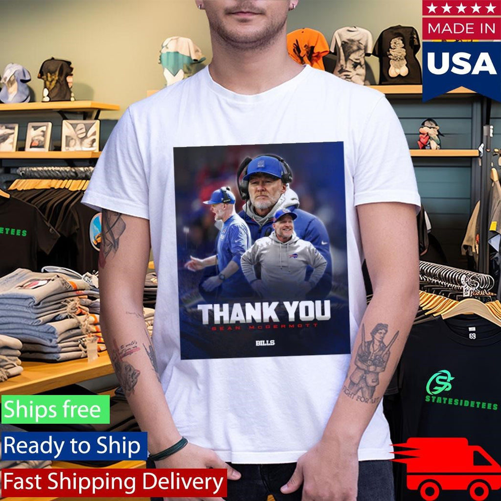 Bills Thank You Coach Sean McDermott Shirt
