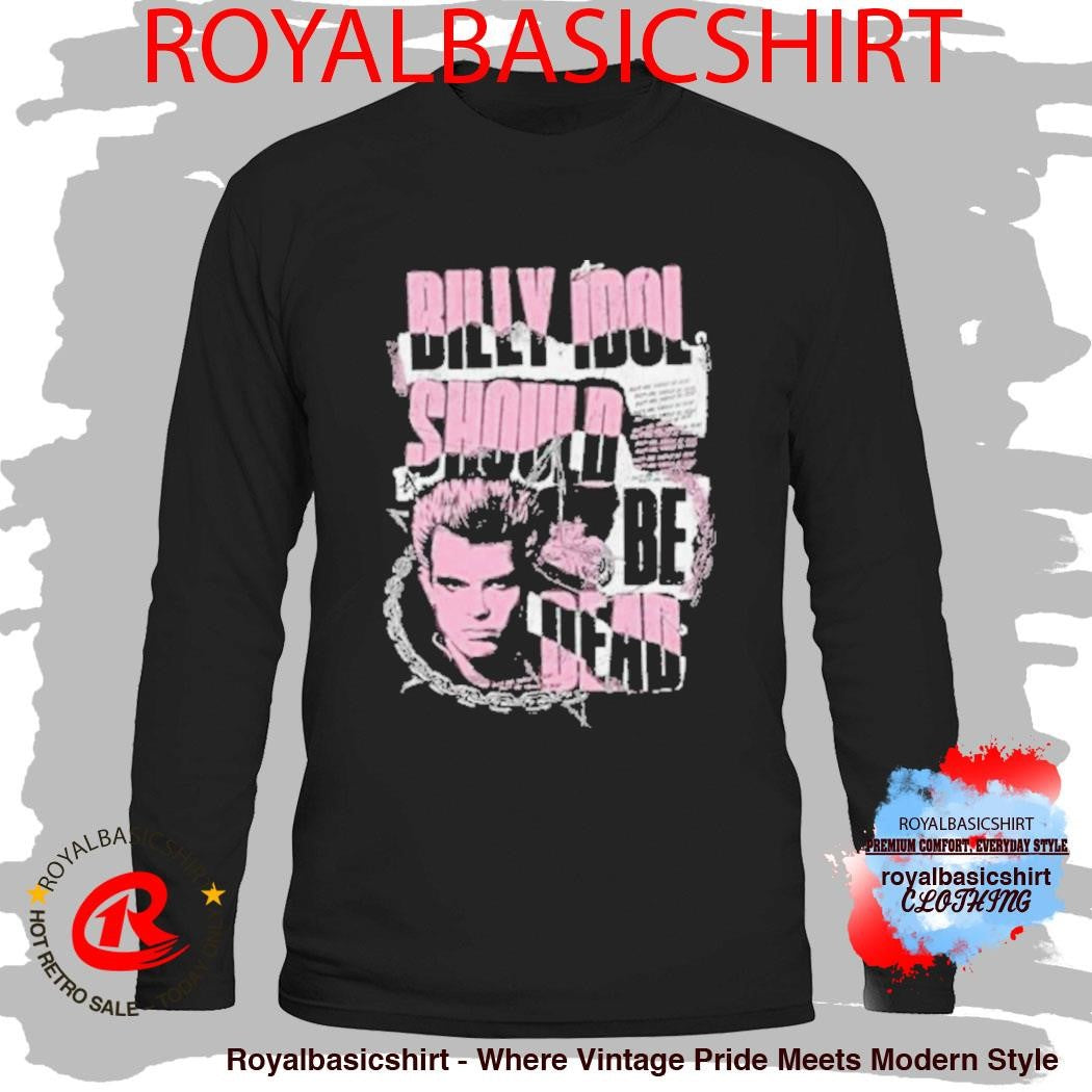 Billy Idol Should Be Dead Graffiti T-Shirt