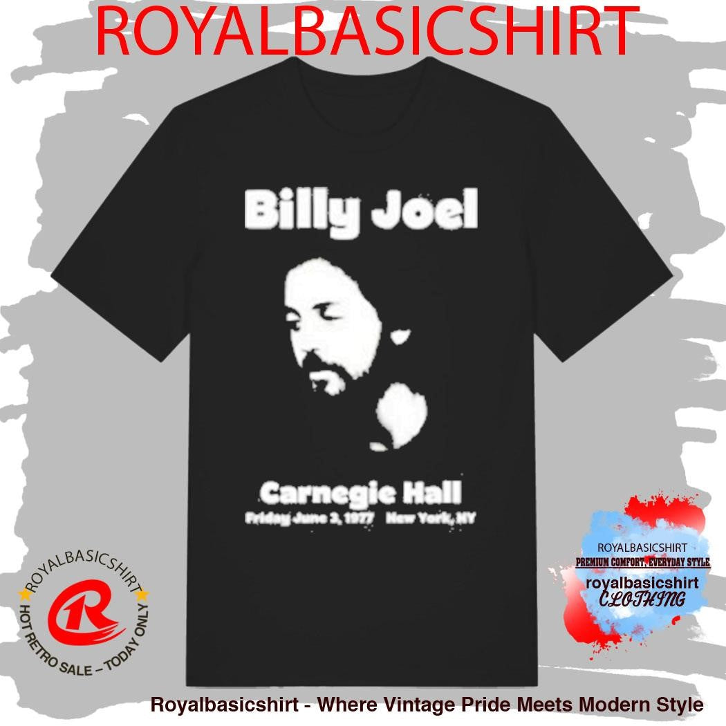 Billy Joel 1977 Carnegie Hall T-Shirt