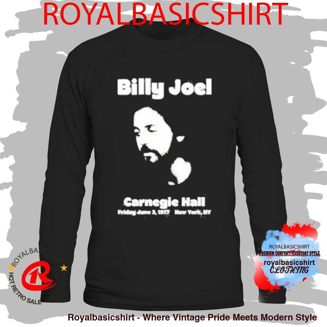 Billy Joel 1977 Carnegie Hall T-Shirt