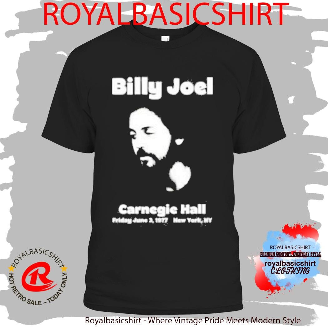Billy Joel 1977 Carnegie Hall T-Shirt