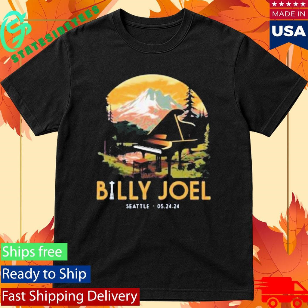 Billy Joel Special Edition Of Seattle Wa 5-24-24 Event T-Shirt