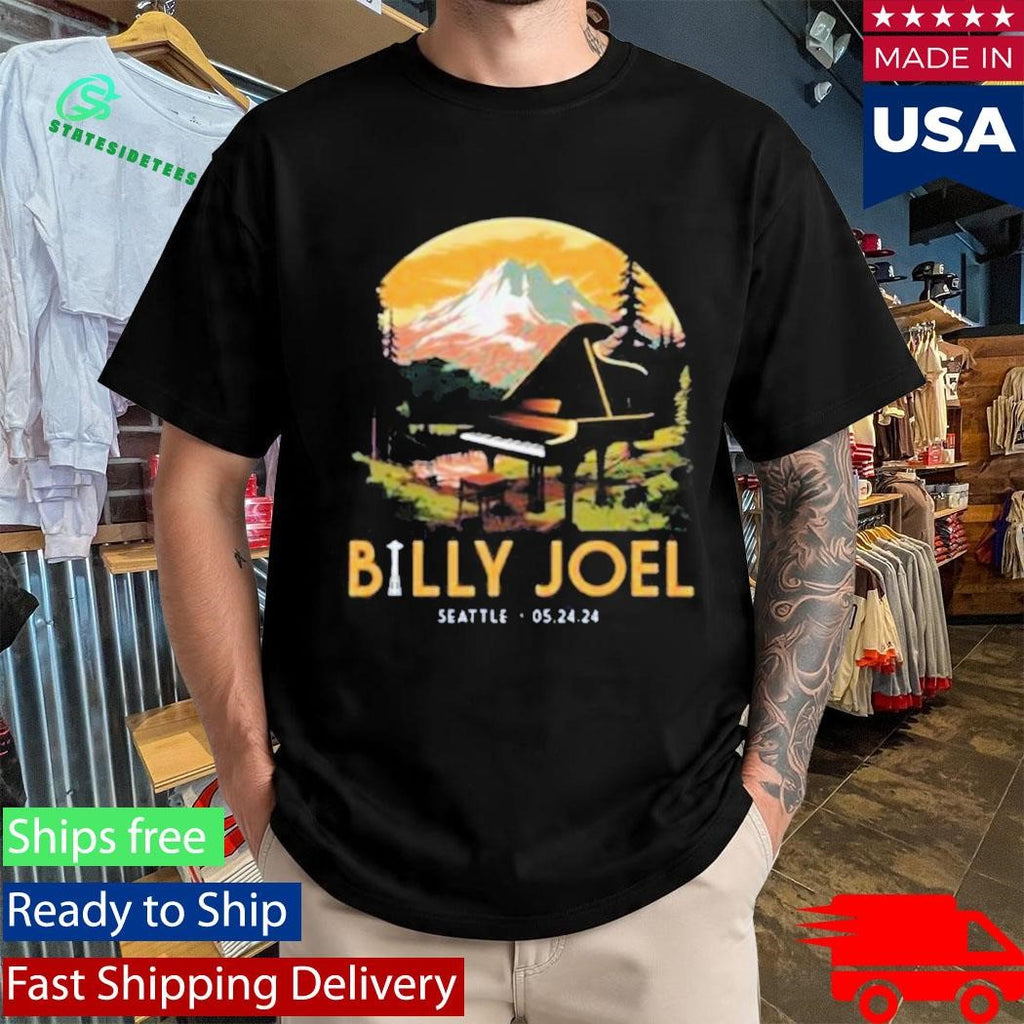 Billy Joel Special Edition Of Seattle Wa 5-24-24 Event T-Shirt