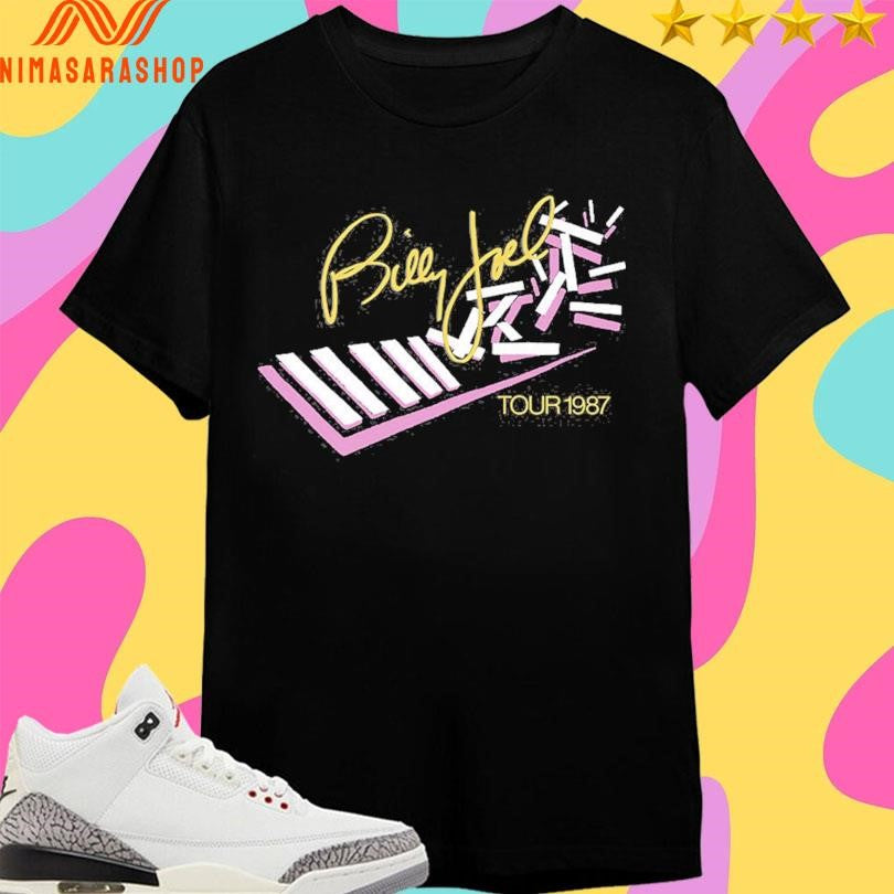 Billy Joel Tour 1987 Shirts
