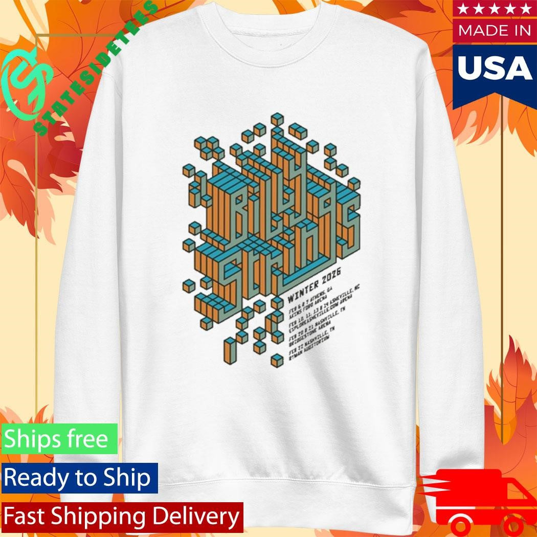 Billy Strings 2026 Winter Tour Cube with Dates Shirt